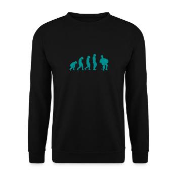 Akkordeon Evolution Akkordeon - Unisex Pullover - Schwarz - Vorne - Alina (178cm) & Michal (187cm)