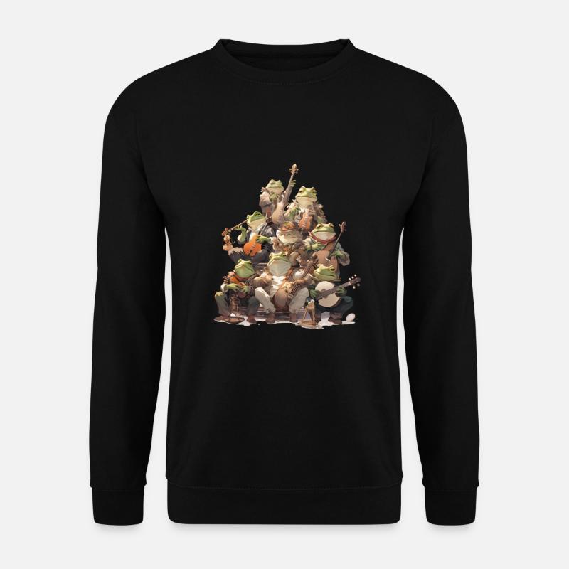 Frosch - Unisex Pullover - Schwarz