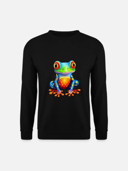 Frog - Unisex Sweatshirt - black