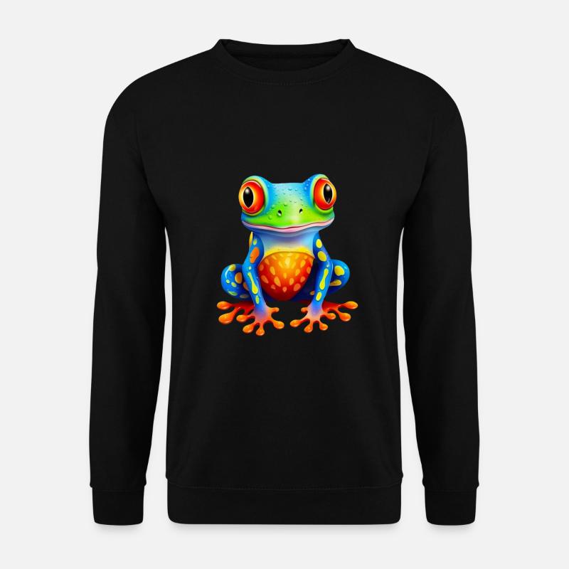 Frog - Unisex Sweatshirt - black