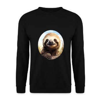 Paresse - Sweat-shirt Unisexe - noir - Devant - Alina (178cm) & Michal (187cm)