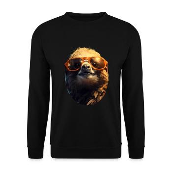 Paresse - Sweat-shirt Unisexe - noir - Devant - Alina (178cm) & Michal (187cm)