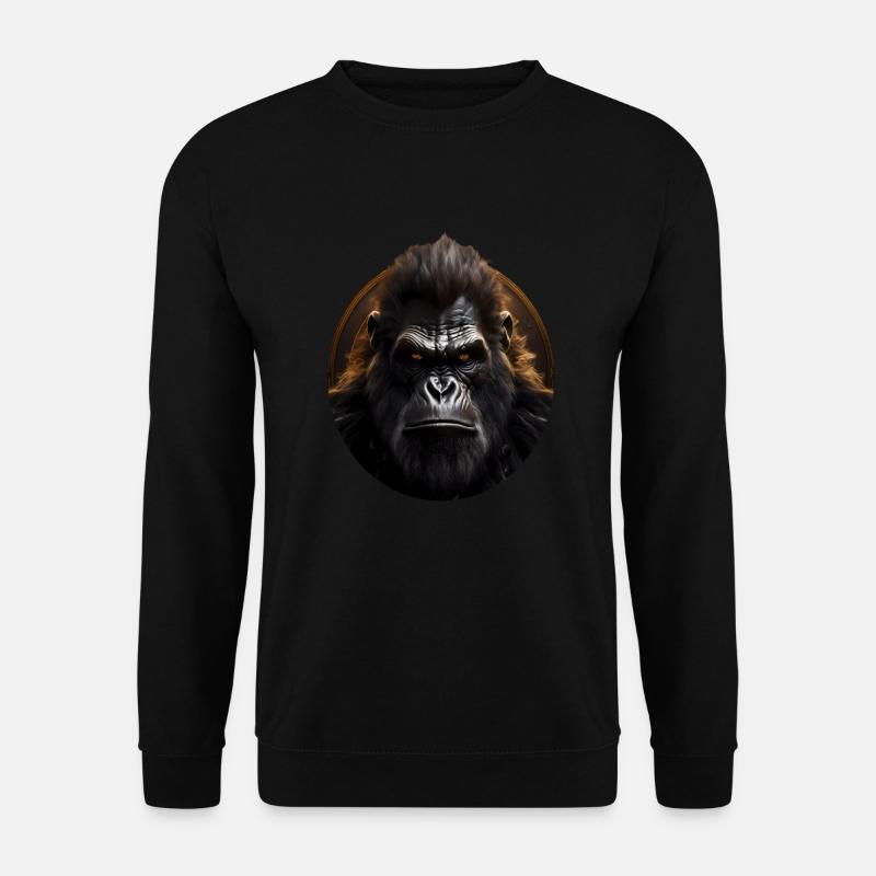 Gorilla - Unisex Pullover - Schwarz