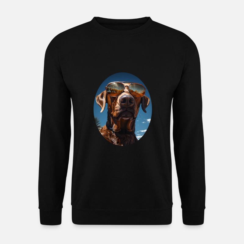 Hund - Unisex Pullover - Schwarz