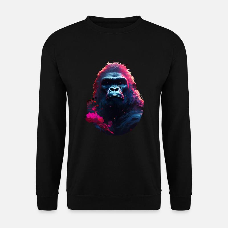 Gorilla - Unisex Pullover - Schwarz
