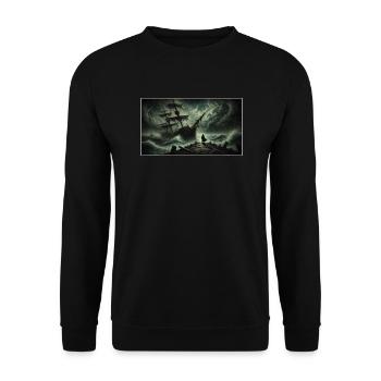 Ship of Shadows - Unisex Sweatshirt - black - Front - Alina (178cm) & Michal (187cm)