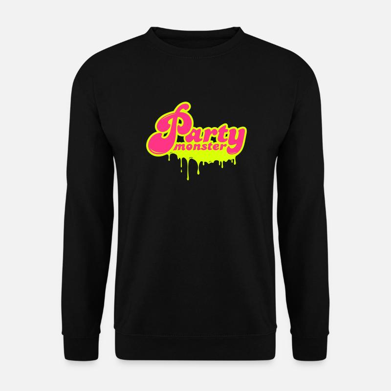 PARTY MONSTER TROPFEND - Unisex Pullover - Schwarz