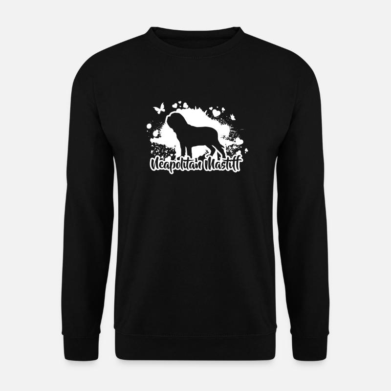 NEAPOLITAN MASTIFF Hunde Hund Wilsigns - Unisex Pullover - Schwarz