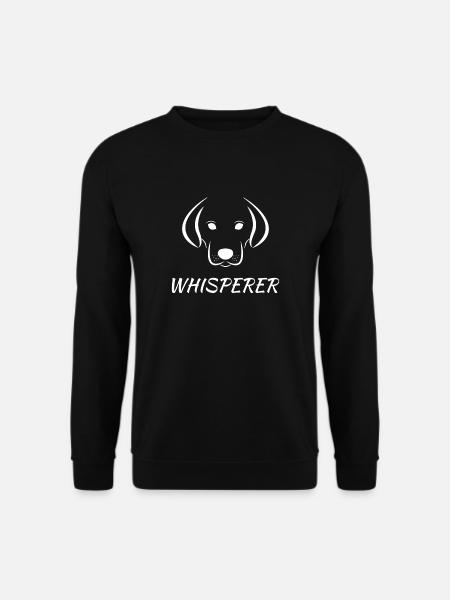 dog whisperer - Dog Whisperer Dog - Unisex Sweatshirt - black