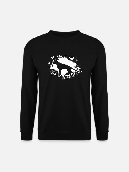 Deutscher BOXER Hunde Hund Hundesport Wilsigns - Unisex Pullover - Schwarz