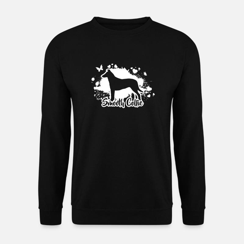 SMOOTH COLLIE Hunde Hund Wilsigns - Unisex Pullover - Schwarz