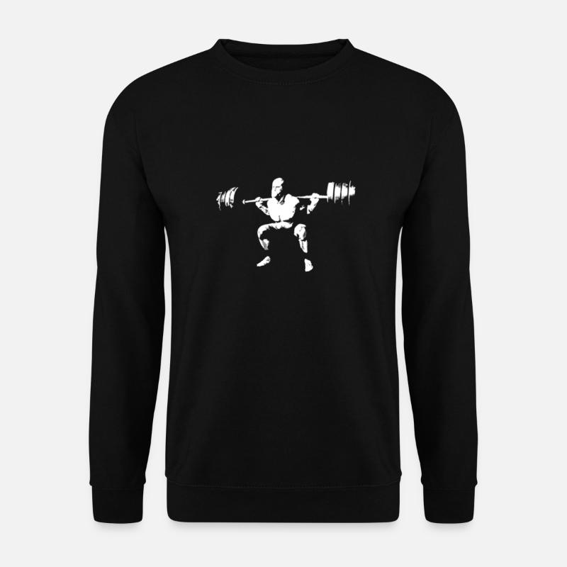 Kniebeugen - Unisex Pullover - Schwarz