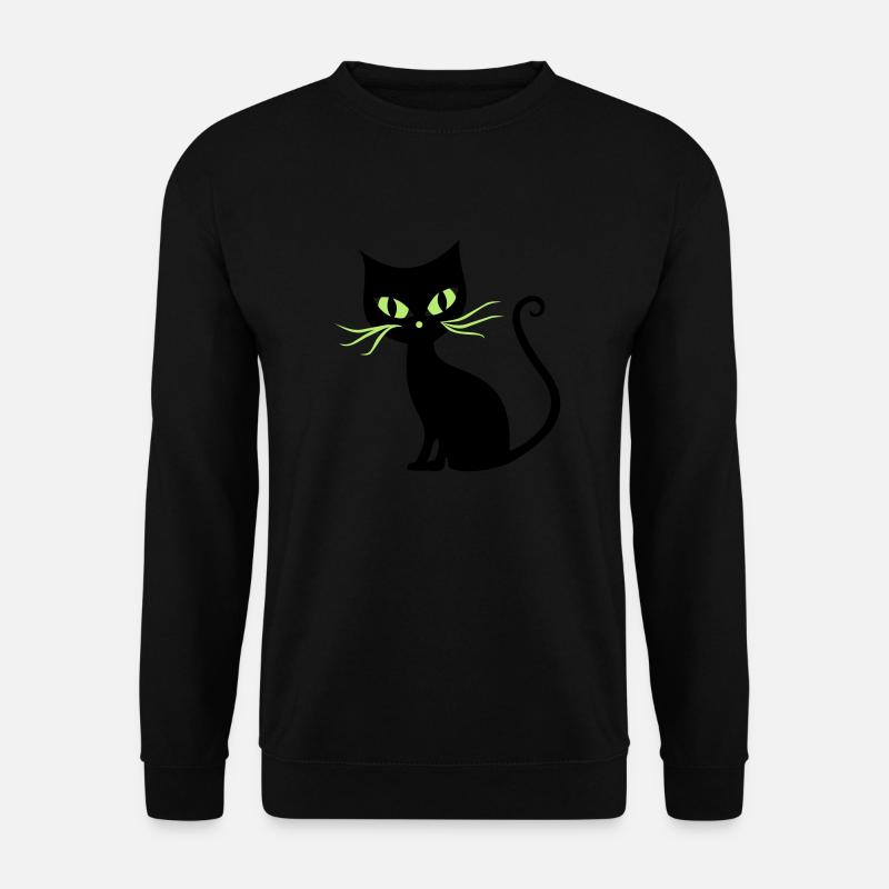 chat - Sweat-shirt Unisexe - noir