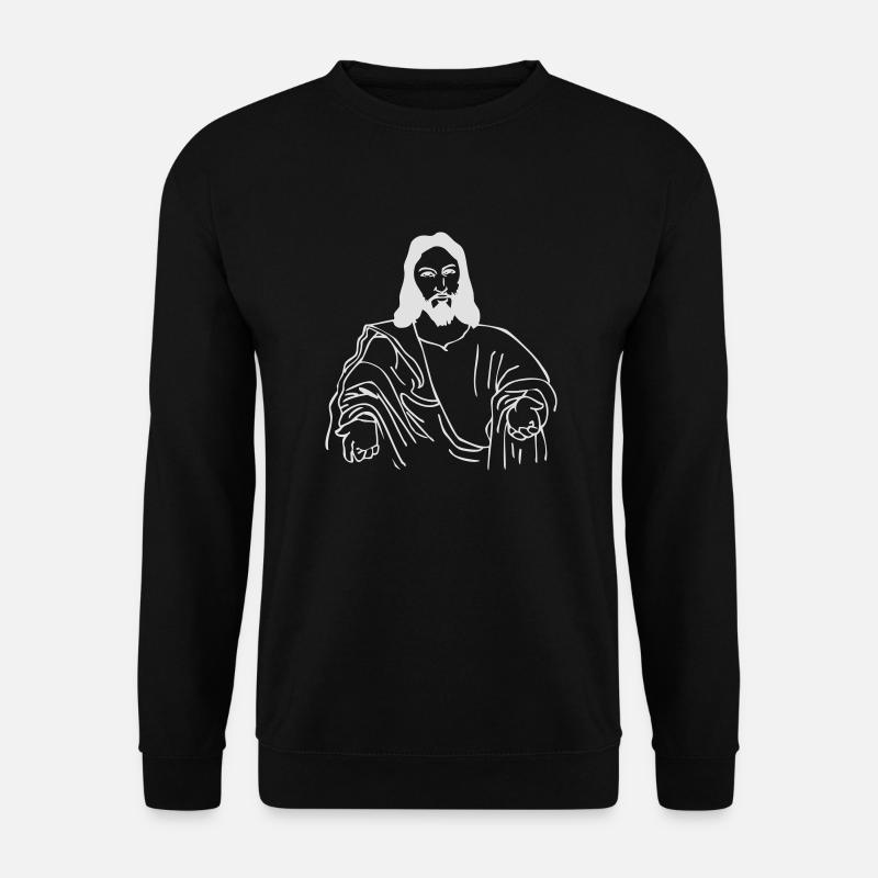 Jesus - Unisex Pullover - Schwarz