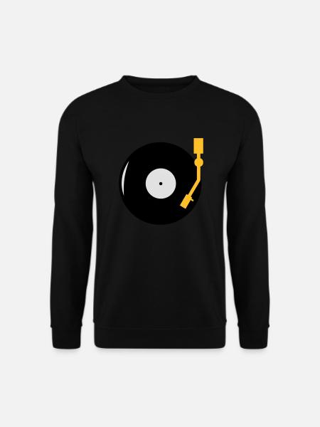 LP - DJ - Turntable - Unisex Sweatshirt - black