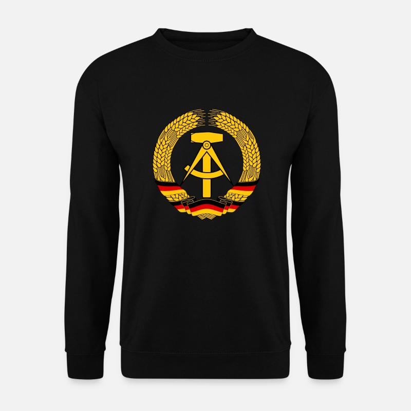 DDR Wappen - Unisex Pullover - Schwarz