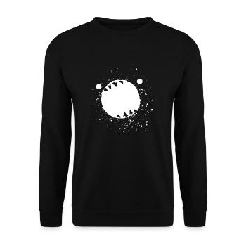 monster - Unisex Sweatshirt - black - Front - Alina (178cm) & Michal (187cm)