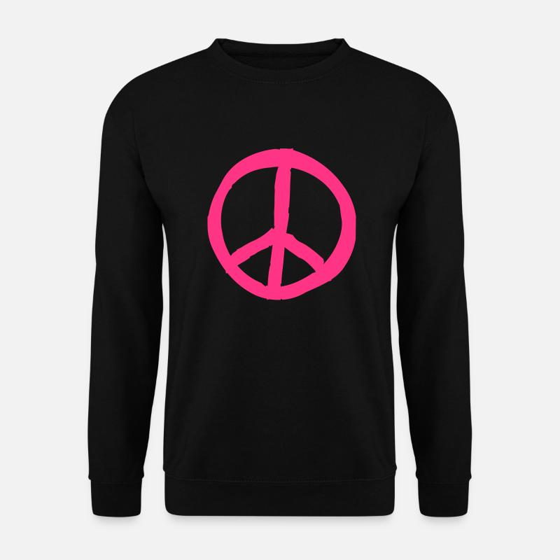 Peace__V013 - Unisex Pullover - Schwarz