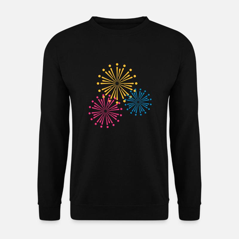 Firework Design - Unisex Sweatshirt - black
