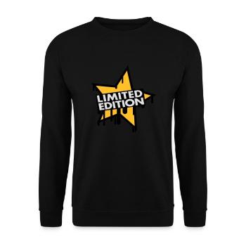 Limited Edition Star - Sweat-shirt Unisexe - noir - Devant - Alina (178cm) & Michal (187cm)
