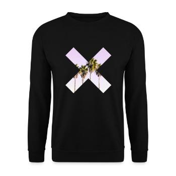 X Palm - Sweat-shirt Unisexe - noir - Devant - Alina (178cm) & Michal (187cm)