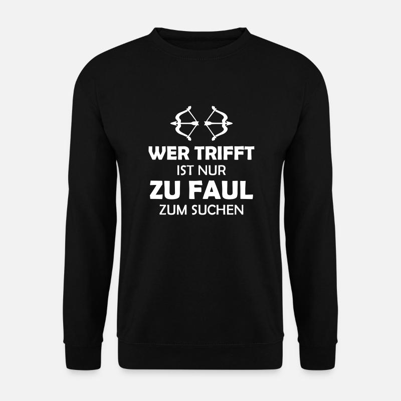 Bogenschießen / Geschenk Idee - Unisex Pullover - Schwarz