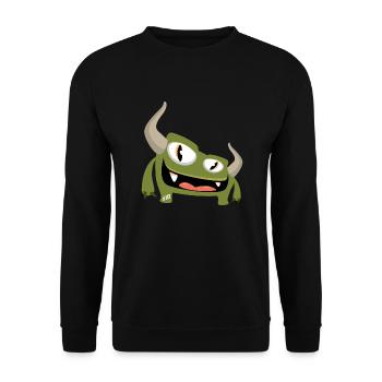 Monstaa Originaals Monster #18 - Unisex Sweatshirt - black - Front - Alina (178cm) & Michal (187cm)