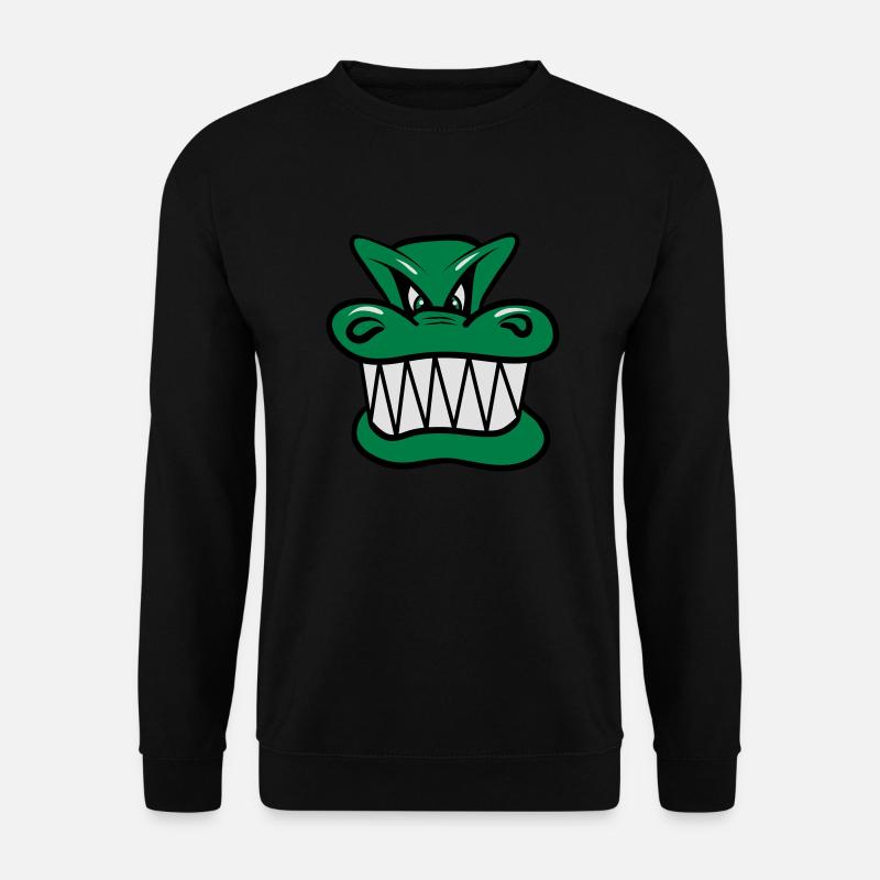 Wicked funny cool Dragon comic - Unisex Sweatshirt - black