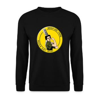 Breizh girl 2 - Sweat-shirt Unisexe - noir - Devant - Alina (178cm) & Michal (187cm)