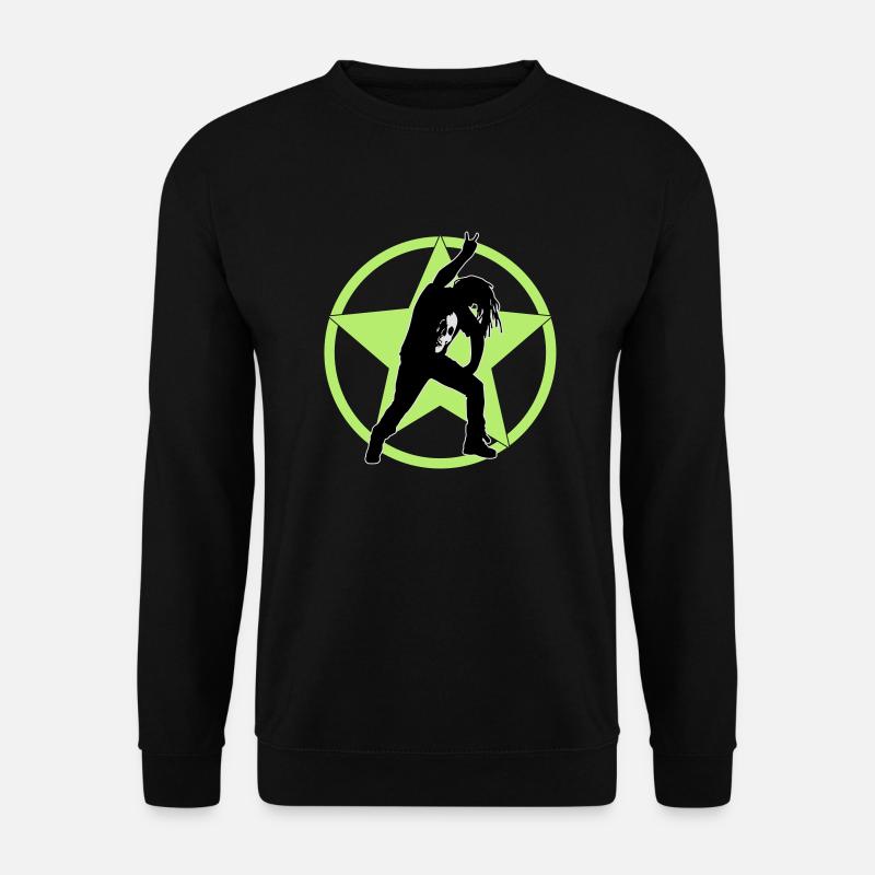 metal_fan_headbanger_112015_a_3c - Unisex Pullover - Schwarz
