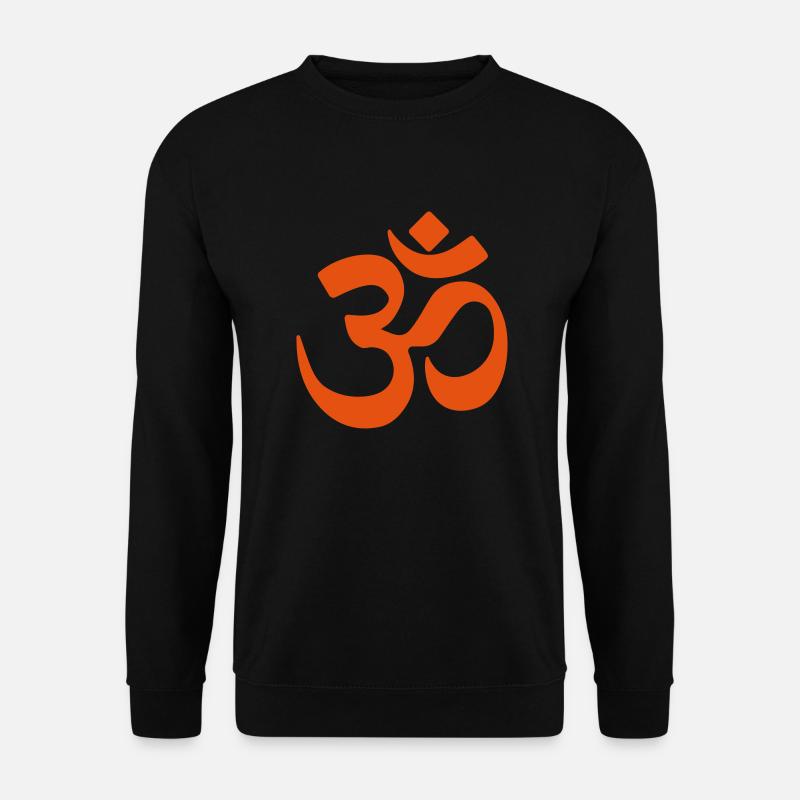 om-zeichen Yoga ohm om - Unisex Pullover - Schwarz