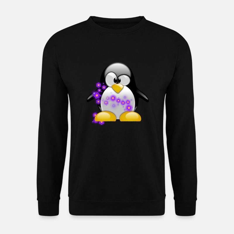 Funny penguin - Unisex Sweatshirt - black