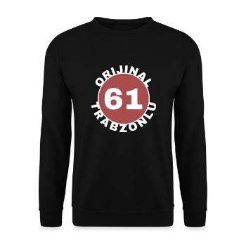 Trabzon - Unisex Sweatshirt - black - Front - Alina (178cm) & Michal (187cm)