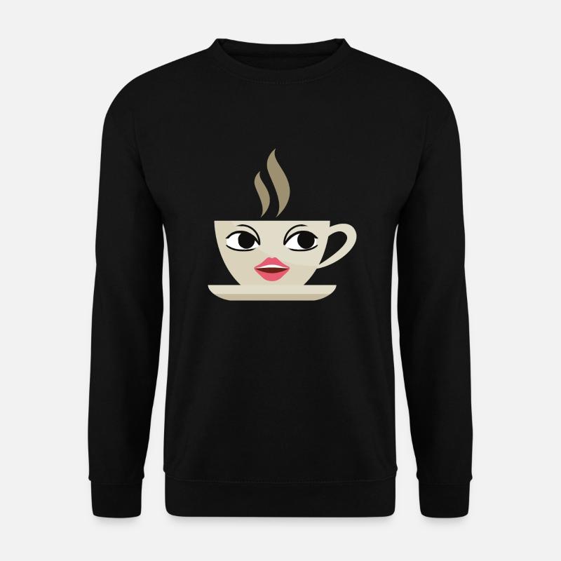 Coffee cup - Unisex Pullover - Schwarz