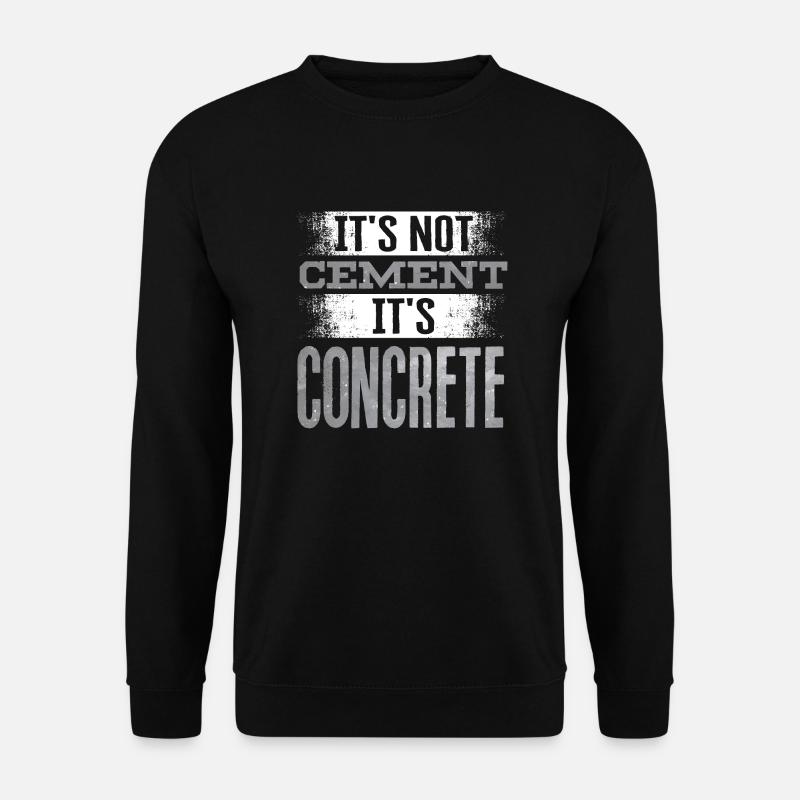 Concrete Finisher Concrete Mixer Construction - Unisex Pullover - Schwarz