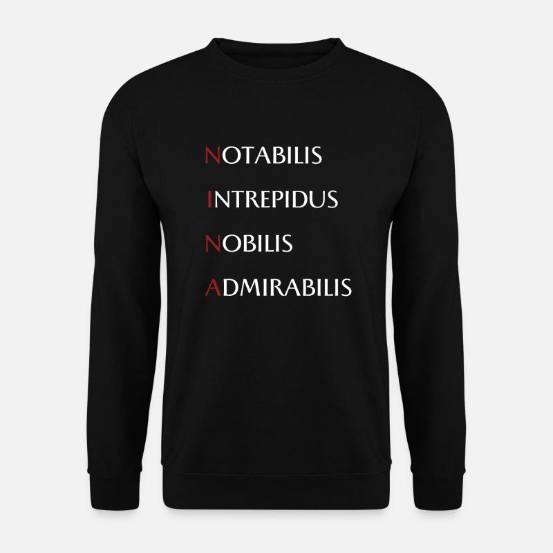 Nina - Unisex Pullover - Schwarz
