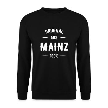 Mainz - Unisex Pullover - Schwarz - Vorne - Alina (178cm) & Michal (187cm)