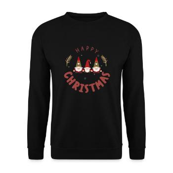 Eleven - Unisex Sweatshirt - black - Front - Alina (178cm) & Michal (187cm)