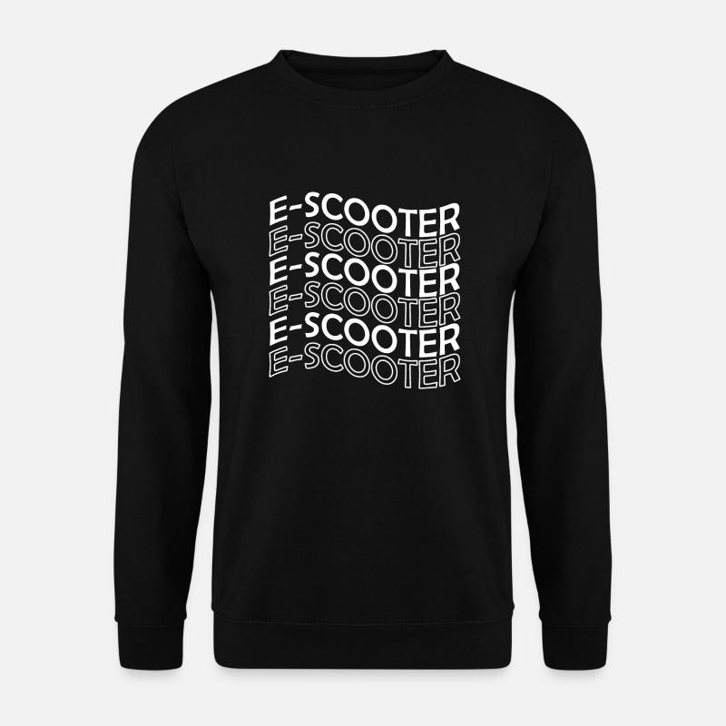 E-Scooter E-Roller Scooter - Unisex Pullover - Schwarz