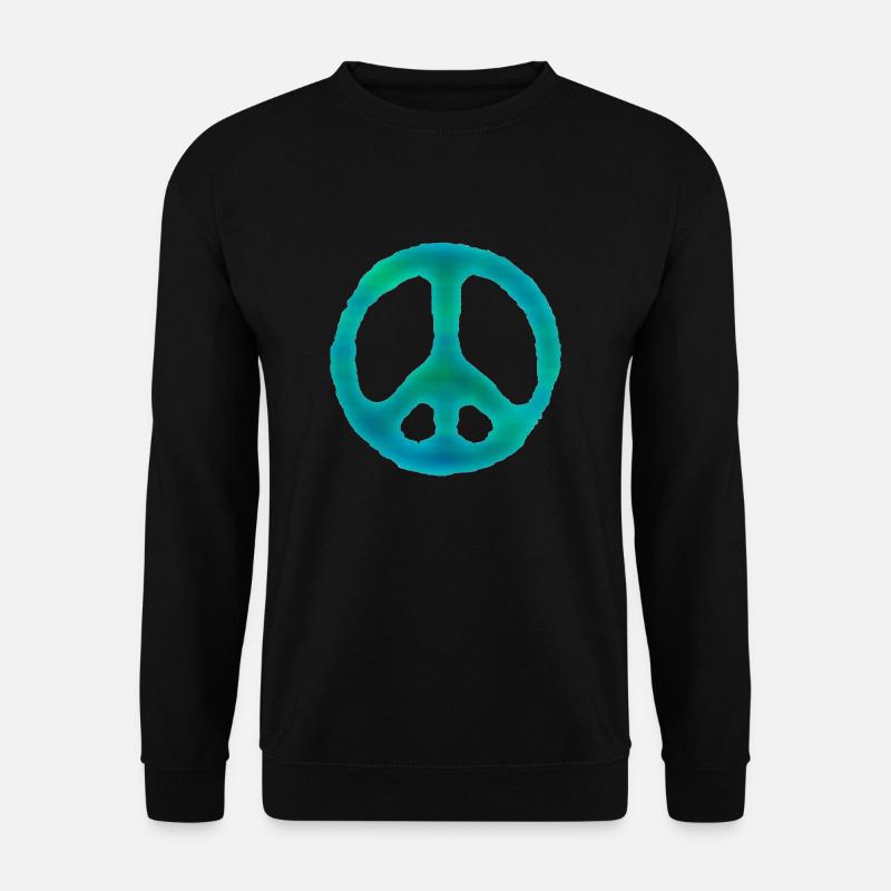 peace - Unisex Pullover - Schwarz