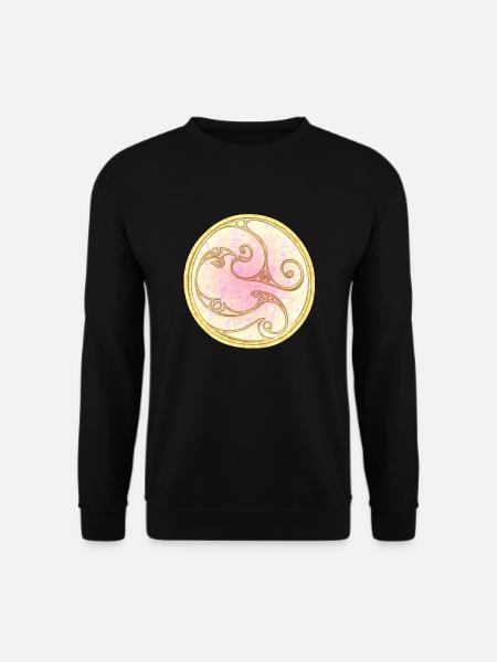 Sunlight Swirl - Unisex Sweatshirt - black