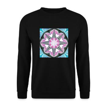 LMNArt - Sweat-shirt Unisexe - noir - Devant - Alina (178cm) & Michal (187cm)