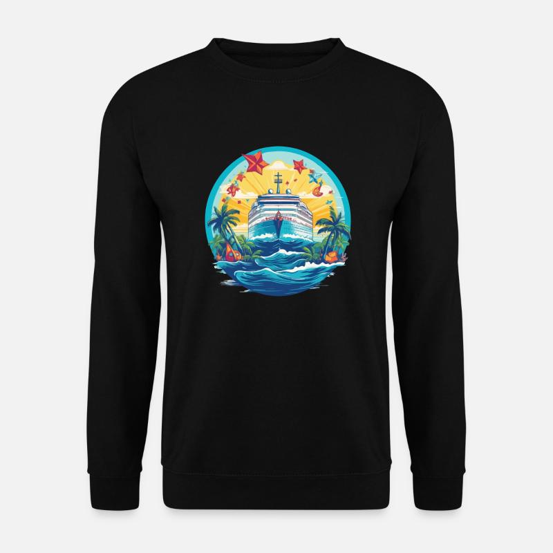 Majestätische Kreuzfahrt - Unisex Pullover - Schwarz