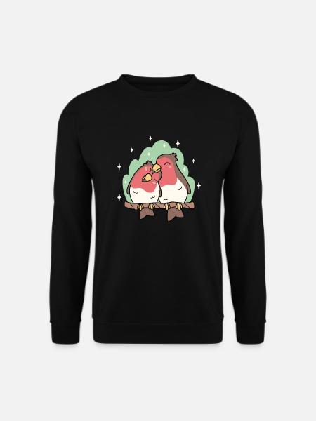 Vögel - Unisex Pullover - Schwarz