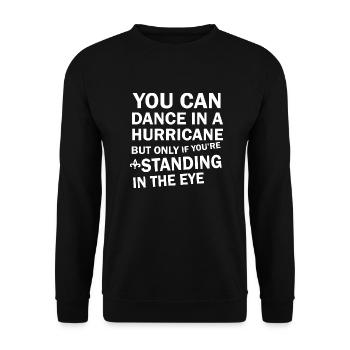 Danse Musique de danse - Sweat-shirt Unisexe - noir - Devant - Alina (178cm) & Michal (187cm)