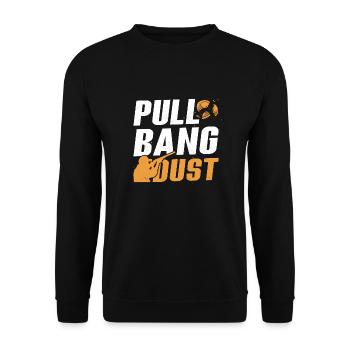 Pull Trapshooting Skeet Shooting - Unisex Pullover - Schwarz - Vorne - Alina (178cm) & Michal (187cm)