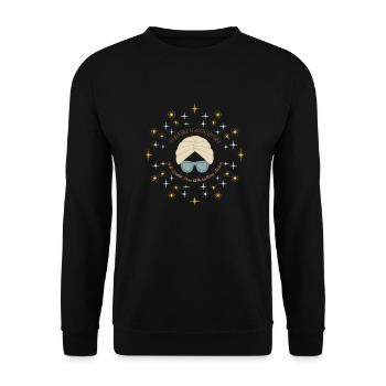 Sparkle and Shine - Unisex Sweatshirt - black - Front - Alina (178cm) & Michal (187cm)