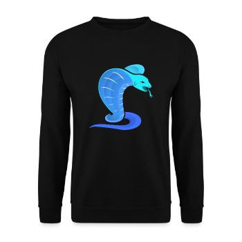 Cobra Logo - Sweat-shirt Unisexe - noir - Devant - Alina (178cm) & Michal (187cm)