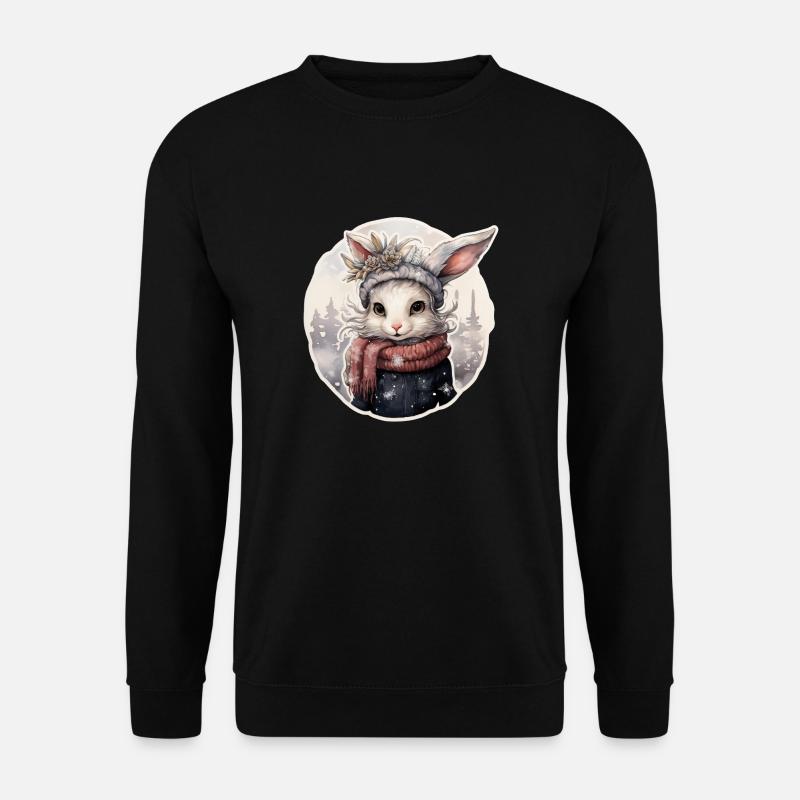 Snow Bunny - Unisex Sweatshirt - black