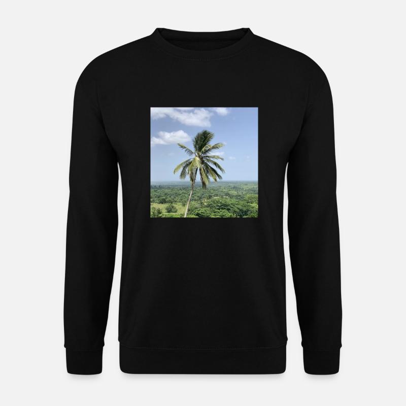 Palme - Unisex Pullover - Schwarz